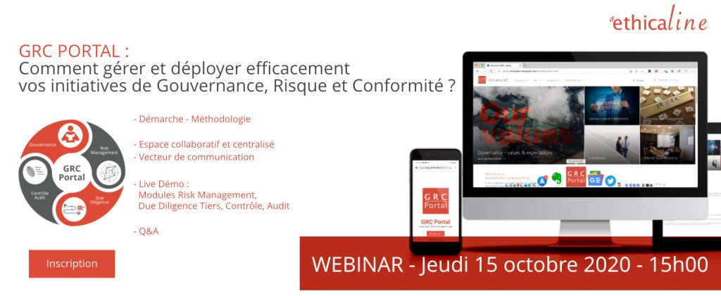 [Webinar] GRC Portal Comment gérer efficacement vos programmes de Compliance ?